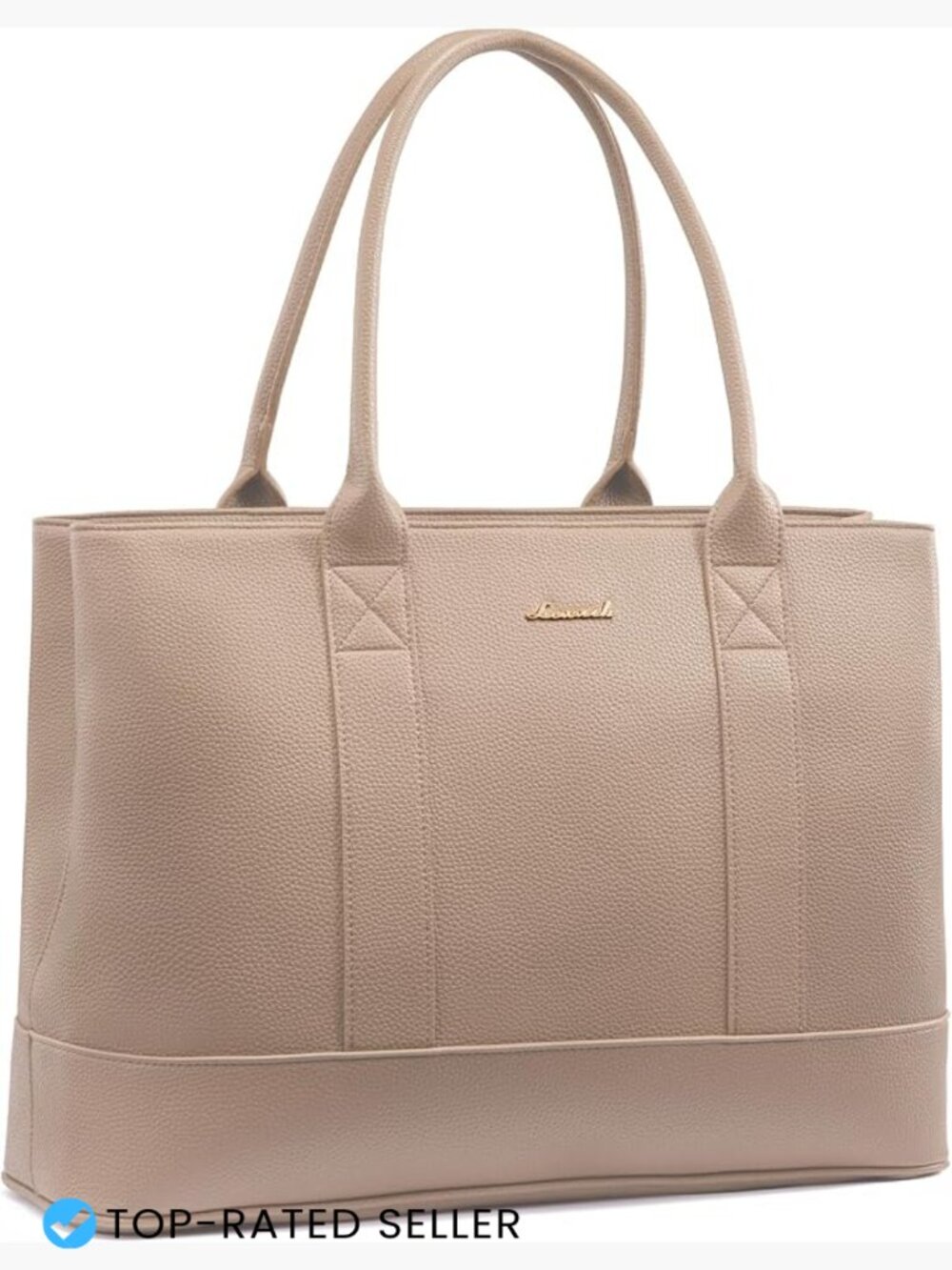 15.6 Inch Waterproof Laptop Tote Bag Women Business Work Satchel Travel Handbag